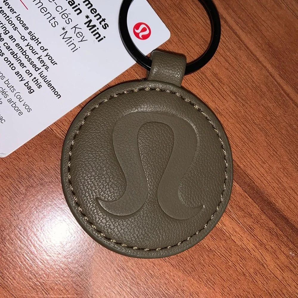 NWT Lululemon Athletica Key Moments Keychain  *Mini in Artifact